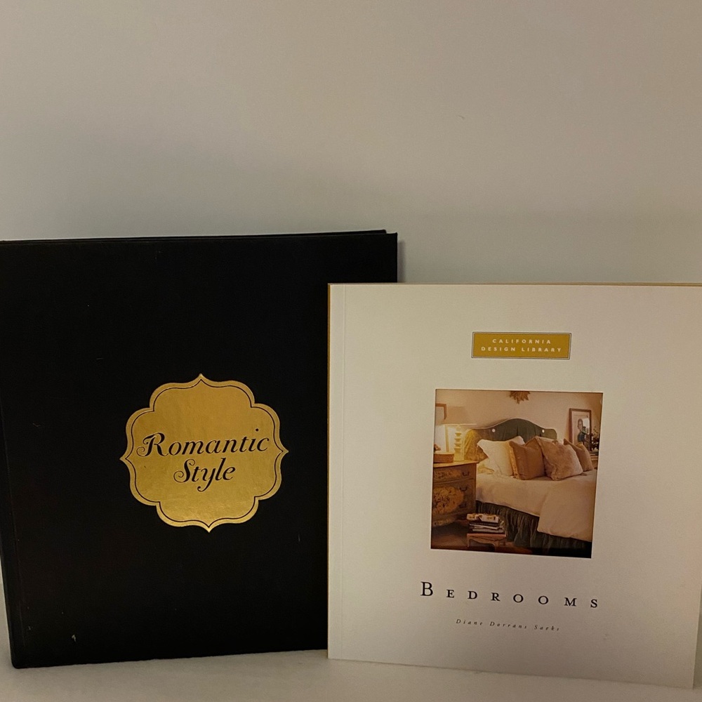 Romantic Style Decorative Coffee Table Book + Bedrooms